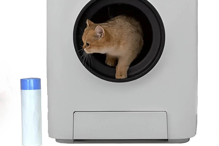 electric self cleaning litter box