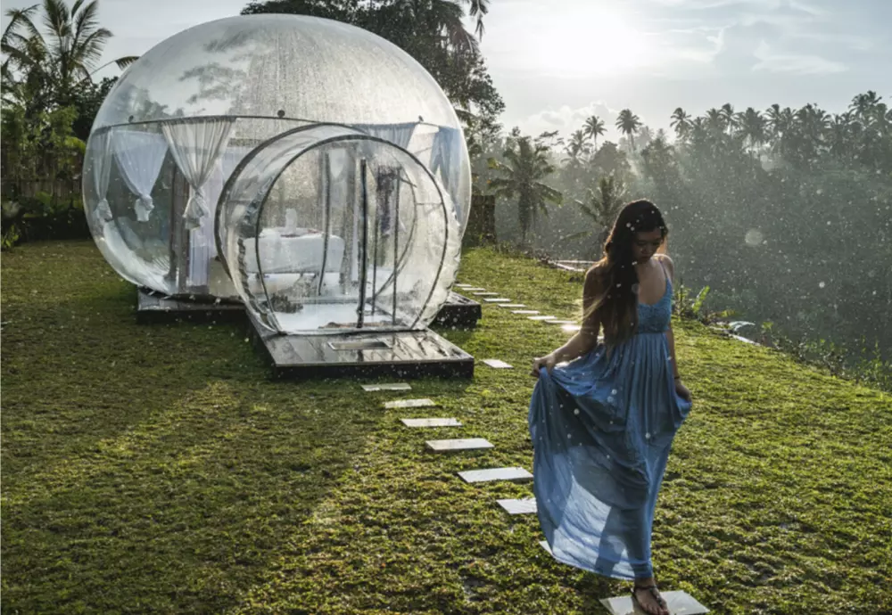 bubble tent camping